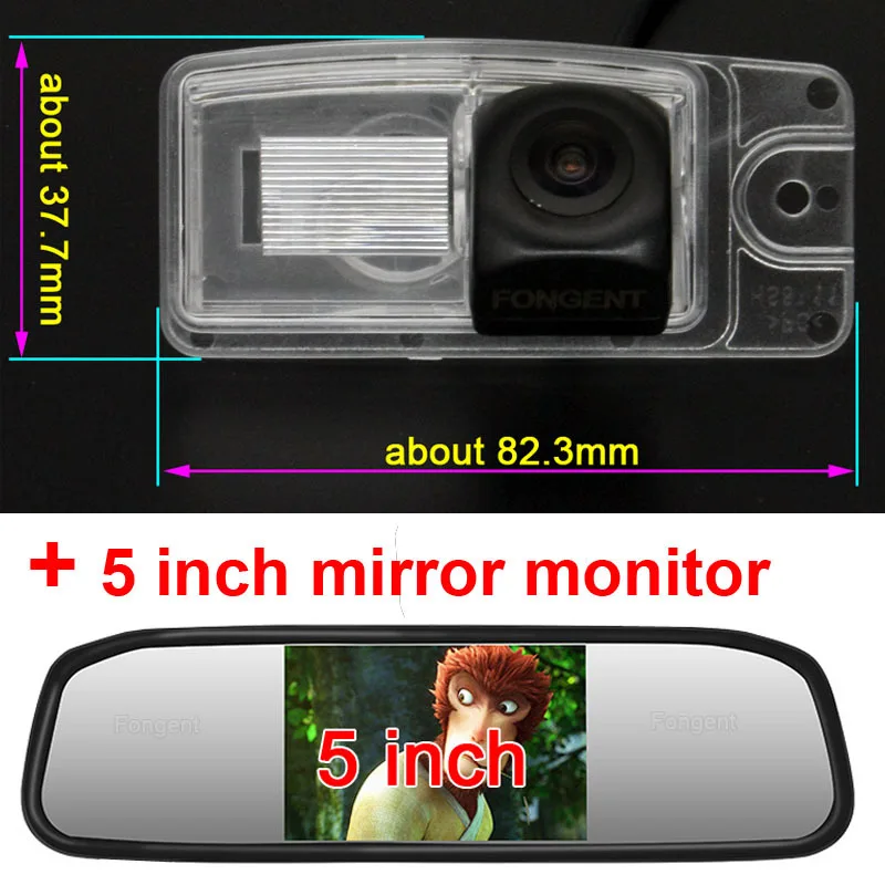 Для Nissan XTrail X Trail Автомобильный Обратный задний вид 1280*720P HD Беспроводная парковочная камера монитор - Название цвета: Y8311-H2-50