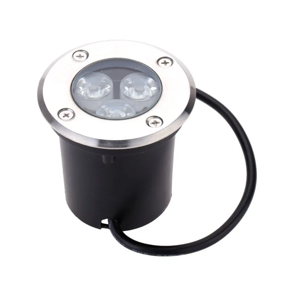 Beste 3 W Waterdicht IP67 LED Spotlight Outdoor In grond Schijnwerper Tuin Lamp ondergrondse landschap zwembad fontein licht