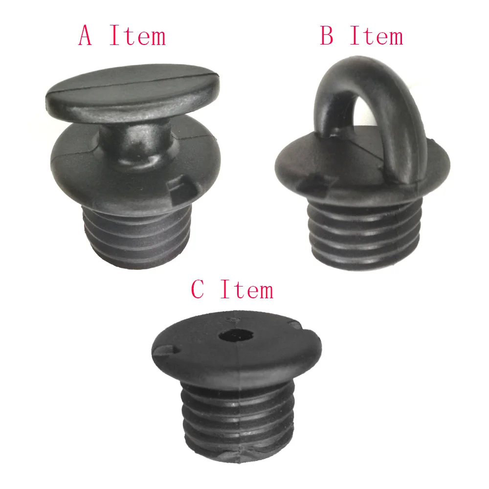 2PC Canoe Marine Boat Kayak Drain Screw Plug Loop Plug Drain Scupper Stopper Screw in Pad Eye stainless steel sink strainer washbasin plug anti odor pop up bounce core basin stopper hair catcher shower floor drain filter