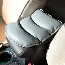 Автомобильный Стайлинг PU кожаный чехол для подлокотников коврик коврики для FIAT 500 Tipo Punto Freemont Cross Coroma Panda Idea Palio