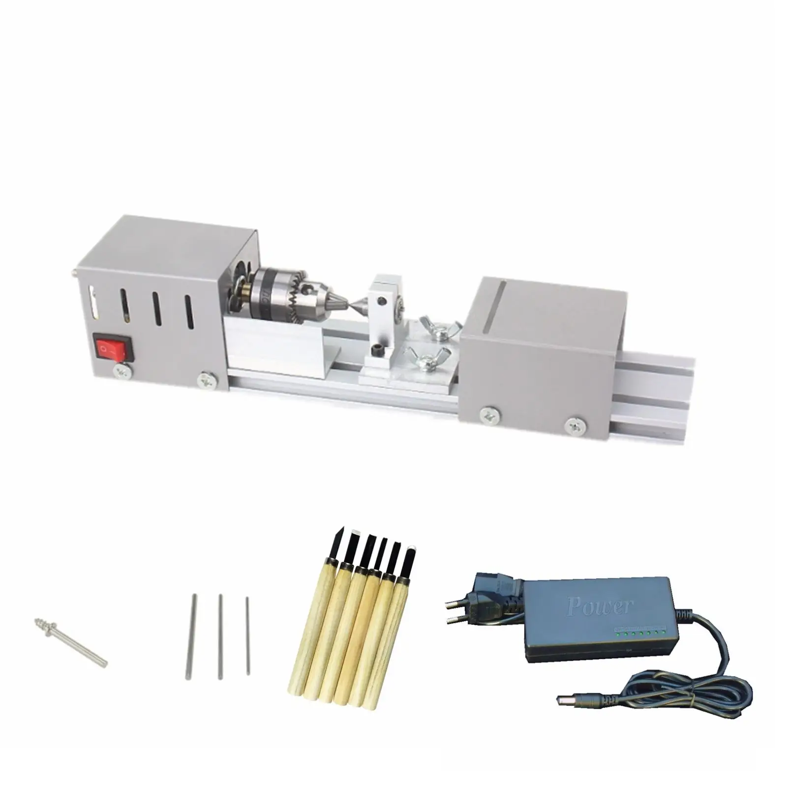 Set Diy Standard Wood Lathe Mini Lathe Machine Polisher Table Saw