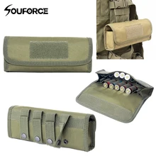 3 цвета тактическая 18-hole мини-сумка 12G аксессуар Сумка MOLLE система многофункциональные карманы хранения пуль для CS тактика