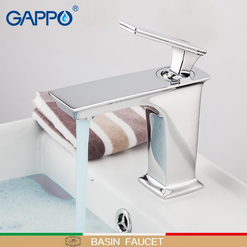 

GAPPO Basin Faucet waterfall basin mixer taps sink faucets mixer taps deck mounted water bathroom taps