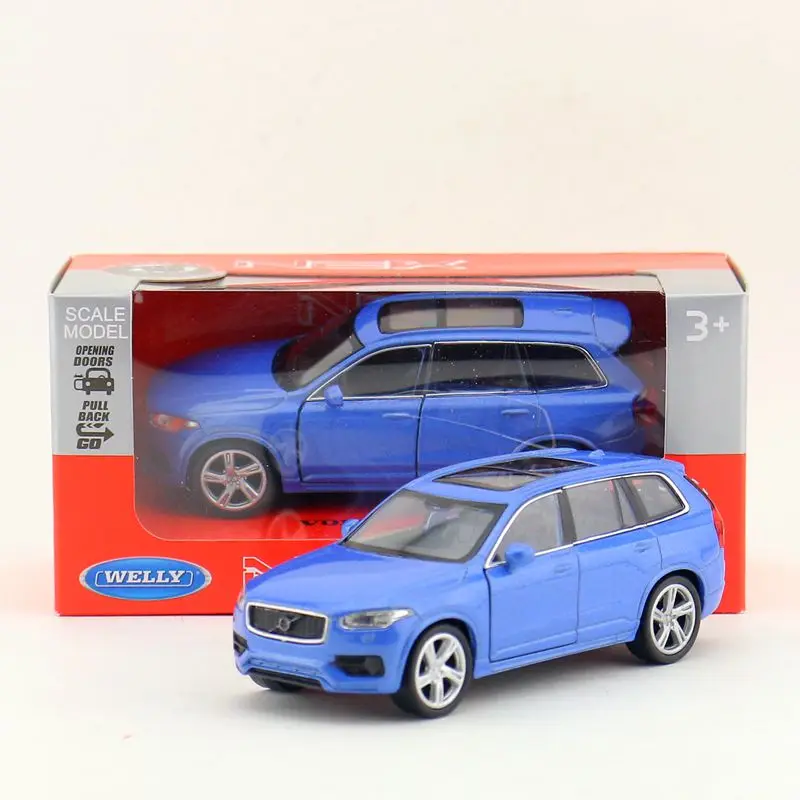 Welly DieCast Metal Model/136 Scale/Volvo XC90 SUV Sport Toy Car/Pull Back Educational