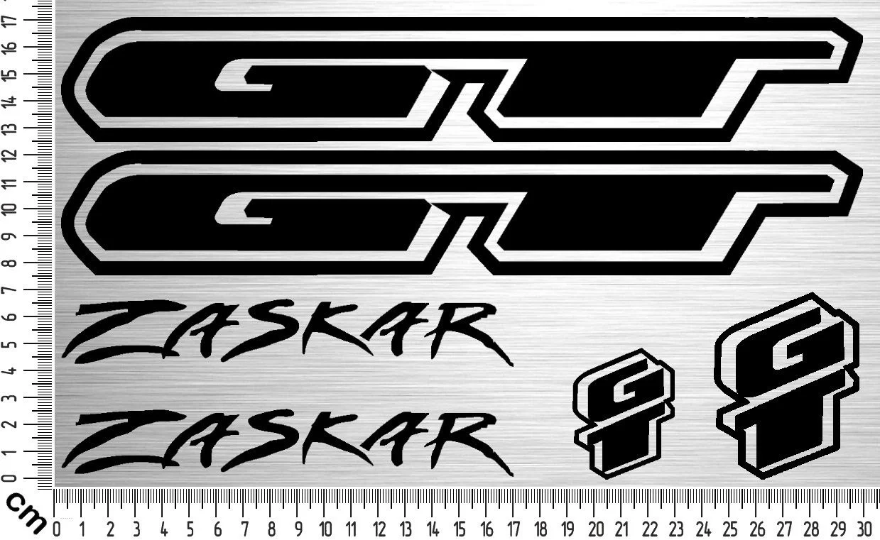 

For 6xGT Zaskar Sticker Set | Fahrrad Rahmen Aufkleber | Bike Frame Sticker | 6 Decals Car Styling
