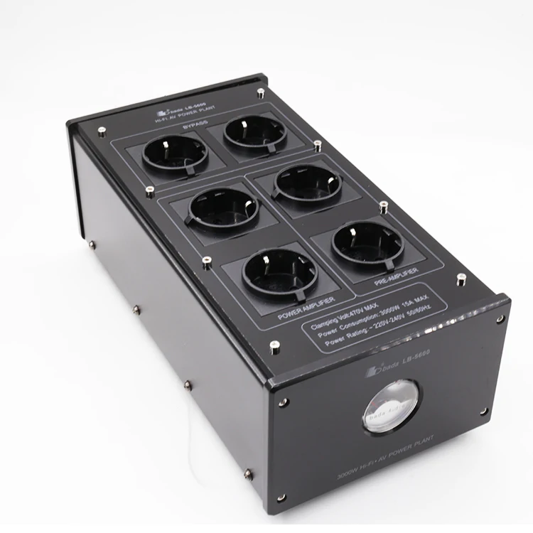 YJHIFI High-End Audio Noise Filter, AC Power Conditioner, Power Filter, Power Purifier with EU Outlets YJHIFI High-End Audio Noise Filter, AC Power Conditioner, Power Filter, Power Purifier with EU Outlets