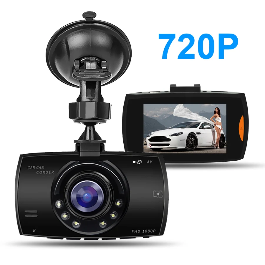 Full HD 1080P авто видеорегистратор Dashcam Dash камера Автомобильный видеорегистратор Dash камера для автомобиля dvr рекордер видео регистратор мини Автомобильный видеорегистратор - Название цвета: 720 Black