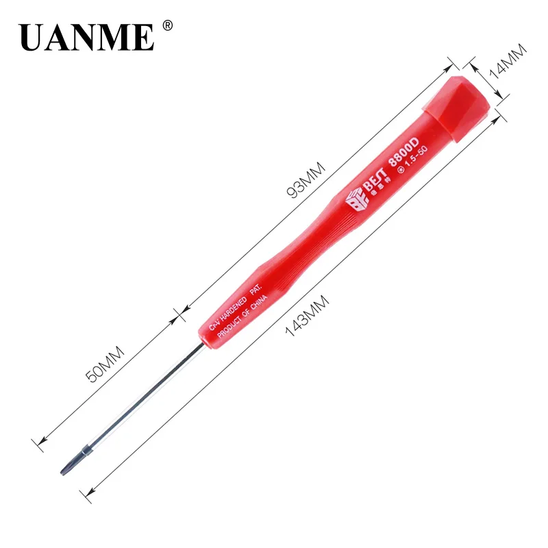 UANME 10 Piece Precision Screwdriver Set For Cell Mobile Phone Samsung Tablet PC Laptop Repair Multi Opening Tools Kit