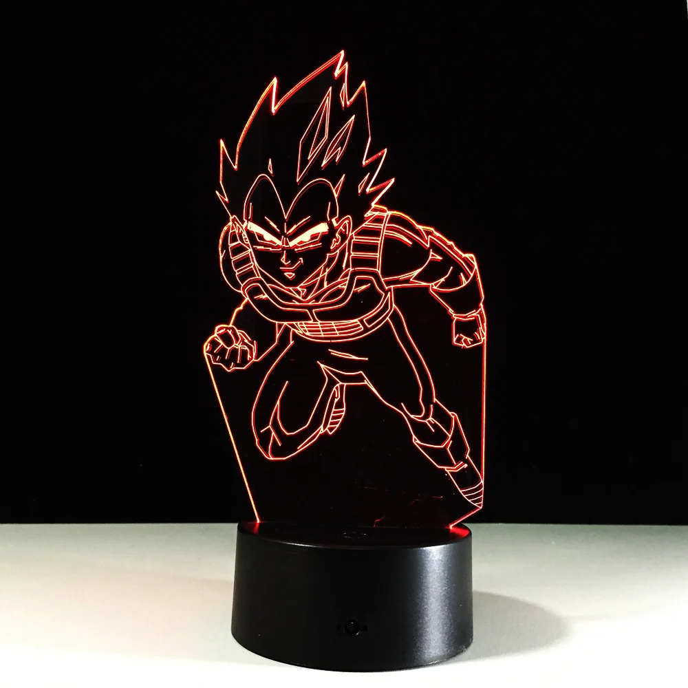 Luzes da Noite criativo sete dragon ball vegeta Modelo Número : Led00099