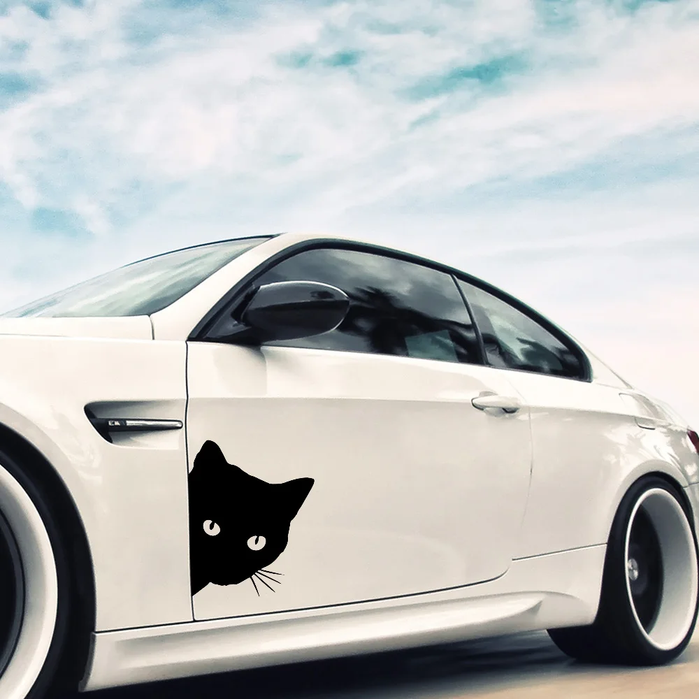

Funny Cat Stickers Ussr Waterproof Self-Adhesive Removable Car Sticker Scratch Cover Decal Auto Decoration