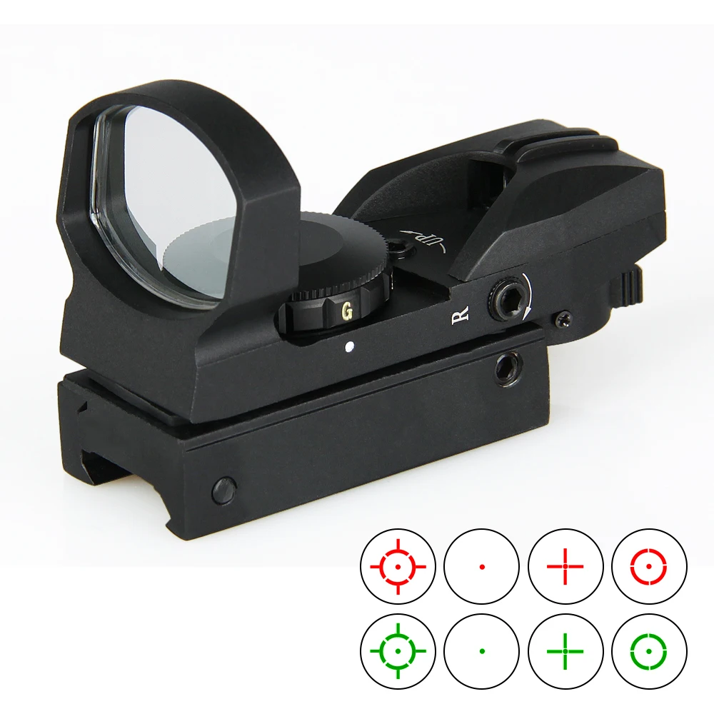 PPT Tactical airsoft accessories red dot scope 1X33 red and green dot