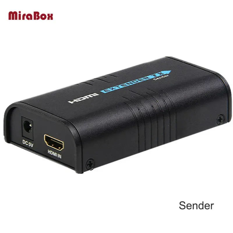 

300 feet HDMI Extender transmitter 400 feet over Cat5e/CAT6  RJ45 Ethernet Network 1 pcs hdmi extender transmitter Tx