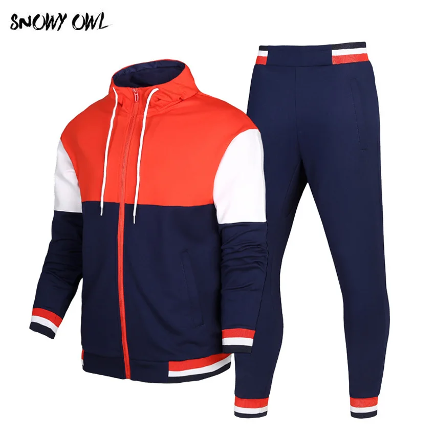 

Sportsuits Men Sportswear Fitness Workout Tracksuit Set Windproof Breathable Gym Running Sport Suit h119