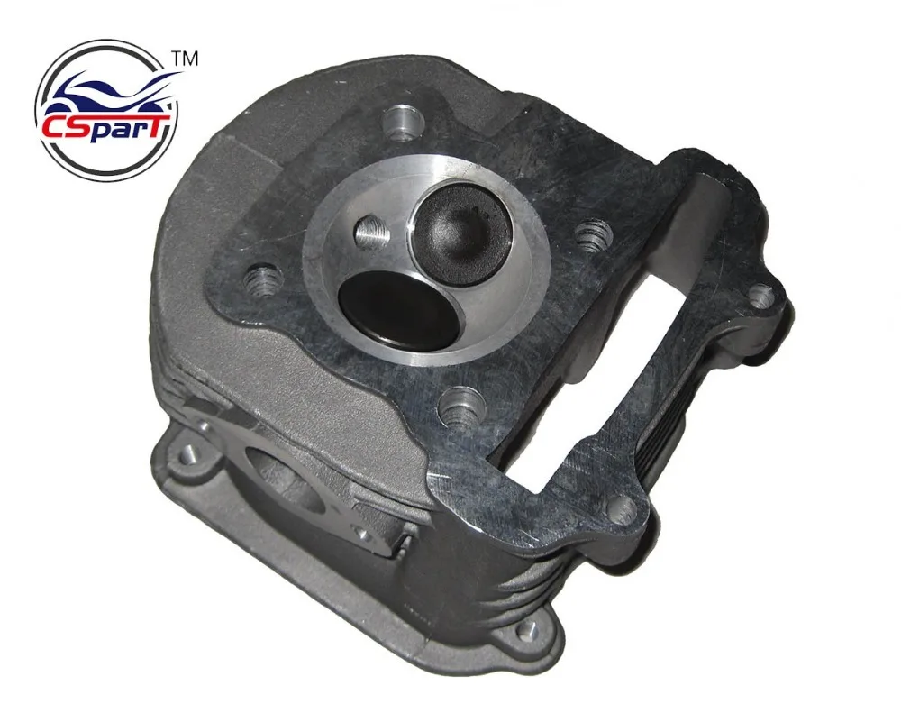 Головка цилиндра GY6 125cc 150CC 52 4 мм 57 в сборе с клапанами 152QMI ATV Go Kart Багги скутер Quad