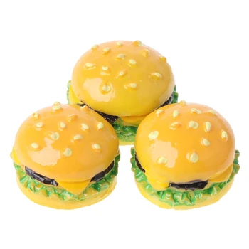 

1:12 Hamburger DIY Craft Miniature Food Dollhouse Accessory Decoration Sep6-A