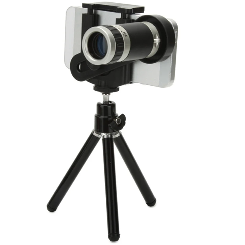 

2Pcs Universal HD 8X Focus Telephoto Telescope Lens for Samsung Galaxy S7 S8 EDGE+Tripod Clip SmartPhone Camera Phone zoom Lenes