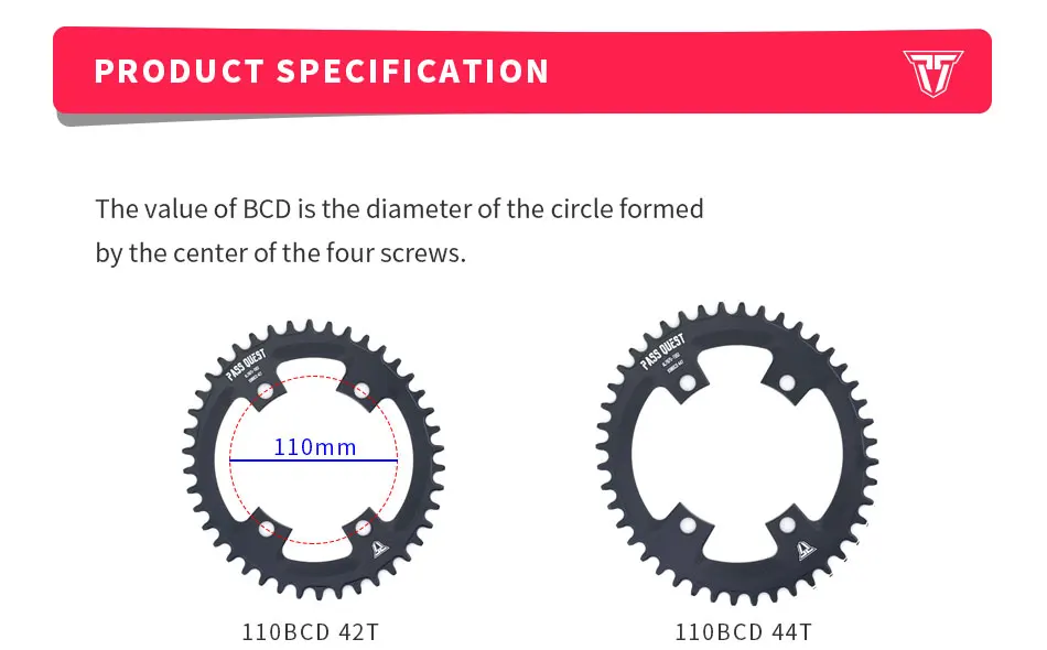 Дорожный велосипед овальный диск 42 T/44 T/46 T/48 T/50 T/52 Tchainwheel из алюминиевого сплава Звезда для цепи велосипеда Положительные и отрицательные зубы