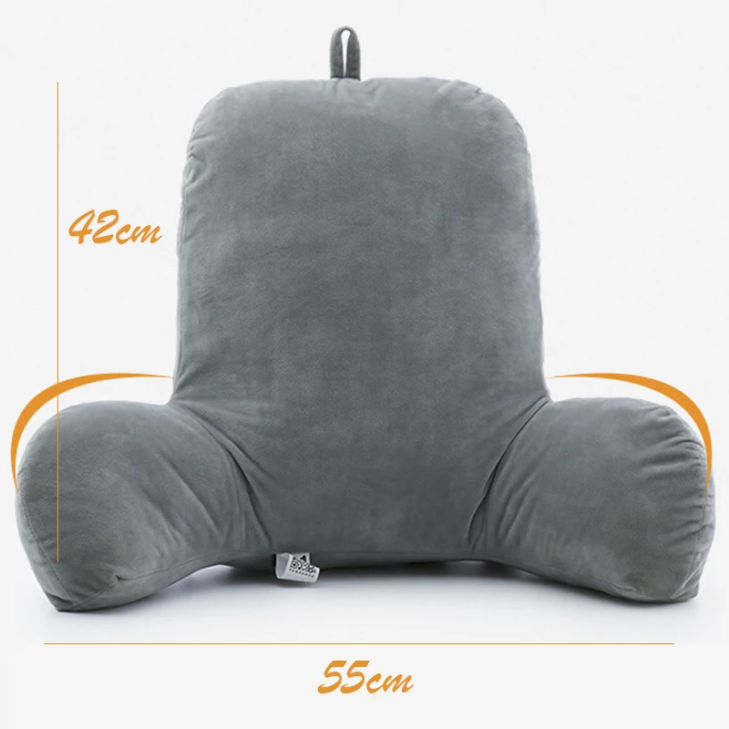 L066-Lumbar Pillow for Office Waist Protector with Arm Spine Protect Orthopedic Pillow Car Seat Office Chair Back Seat Waist  Cushion (8)