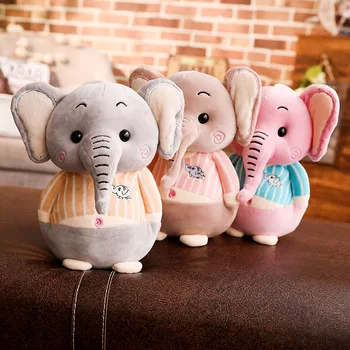

Hot 1 pcs 20cm Kawaii Stuffed Baby Kids Toys for Girls Birthday Christmas Gift Plush Sweet Cute Lovely Elephant and Pig Doll