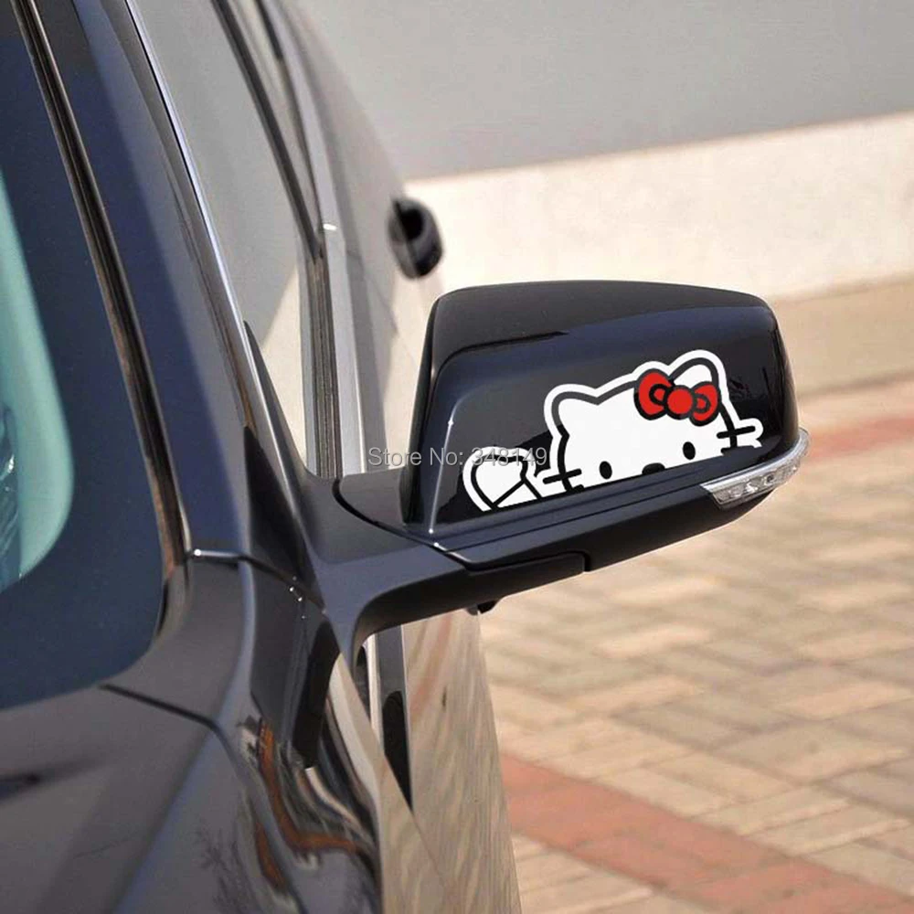 Buy Aliauto 2 x Lovely Hello Kitty Car rearview mirror