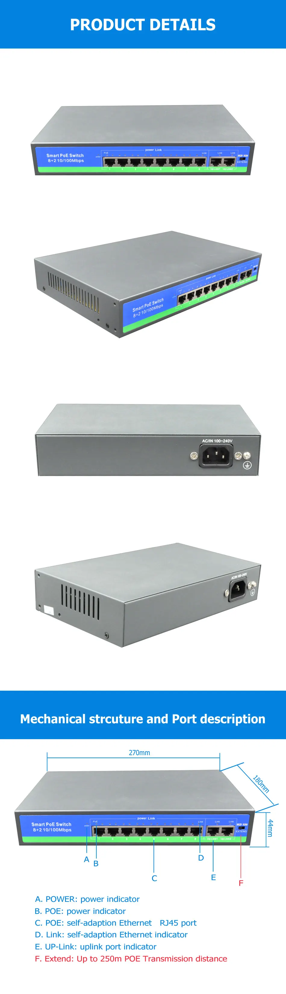 8+2POE-Switch