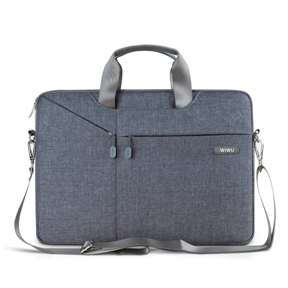 Модные серые сумка для ноутбука MacBook Air 13 15 мужские и женские 11 12 13 14 15 15.6 сумка для ноутбука сумки сумка-мессенджер для MacBook Pro 13 15