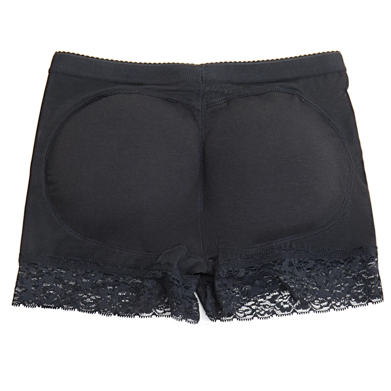 FAKE ASS Womens Butt and Hip Enhancer Booty Padded Underwear Panties Body Shaper Seamless Butt Lifter Panty Boyshorts Shapewear