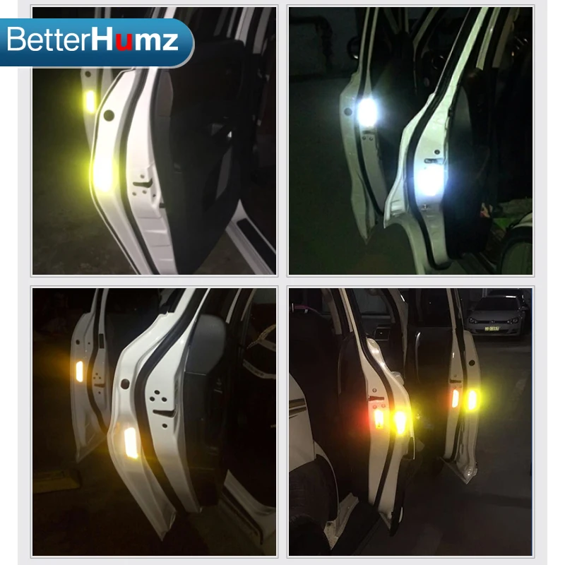 Betterhumz для BMW e90 f30 e60 f10 Универсальный 4 шт./компл. Светоотражающая флюоресцентная