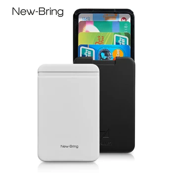 

NewBring Bank Credit Card Holder Sleeve Package Business Card Case Slide Automatic Credit Card Protector ID Holders Wallets