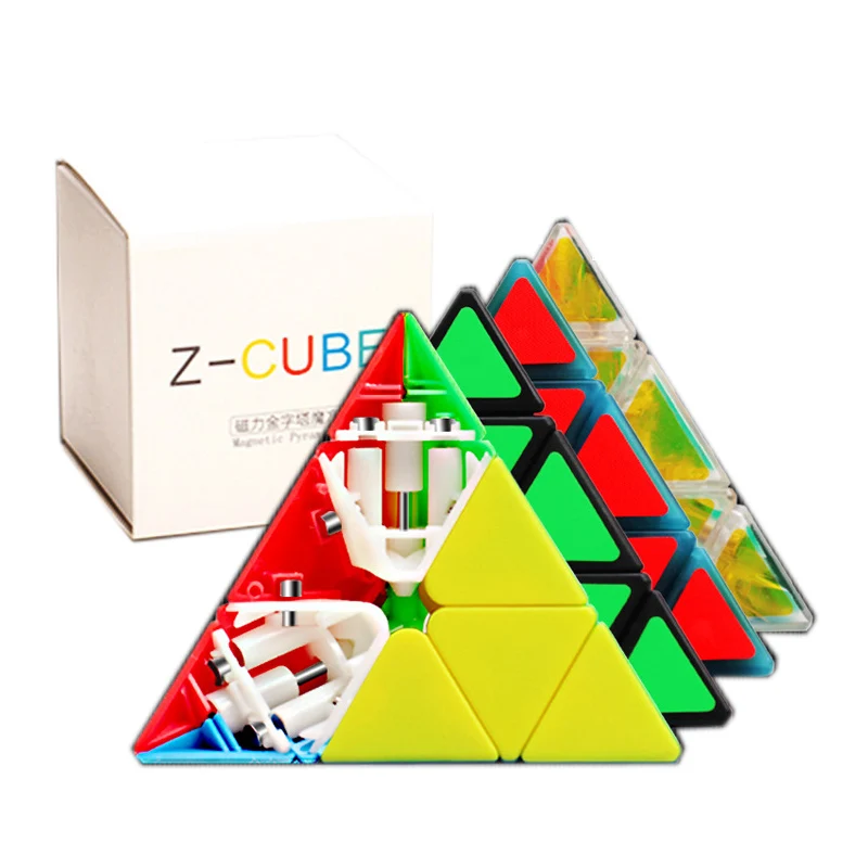 Zcube 3x3x3 Пирамида Магнитный скоростной магический куб профессиональный необычной