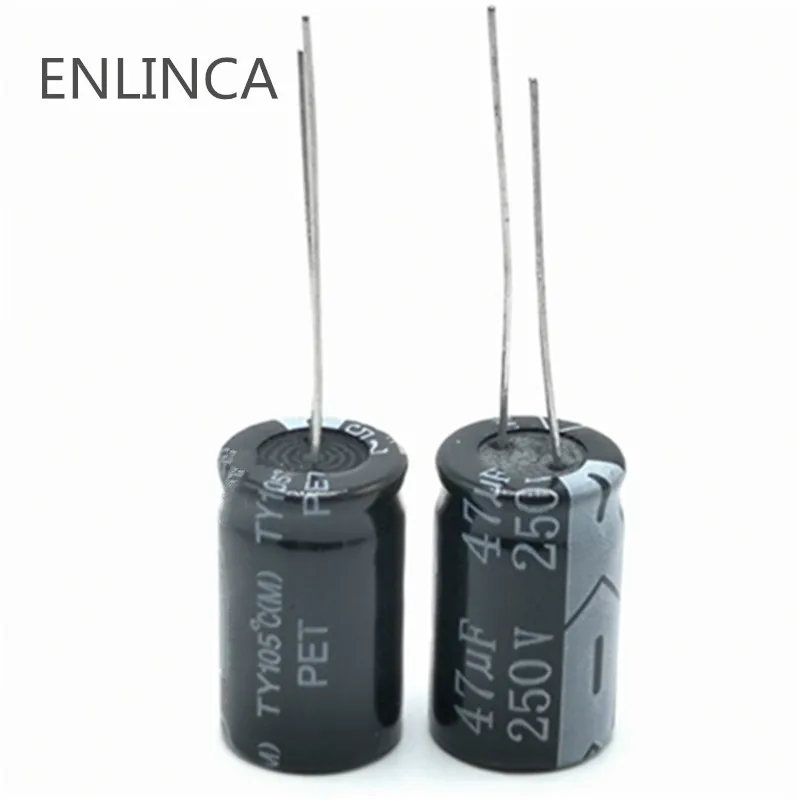 

5pcs/lot S82 250v 47UF aluminum electrolytic capacitor size 13*20 47UF