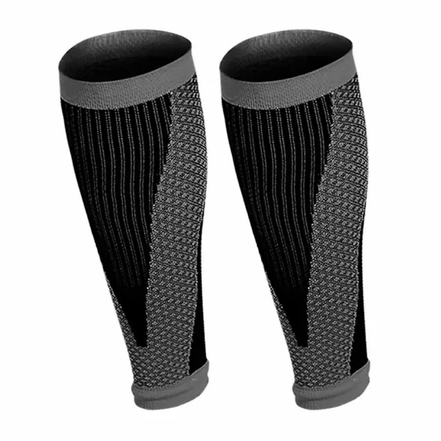 1 pair Sports Safety Running Cycling Compression Sleeves Calf Leg Shin