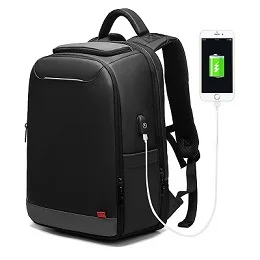 Hoge kwaliteit zwarte rugzak USB ударопрочный ноутбук rugzakken reizen mochilas grande рюкзак мессенджер mochilas antirrobo hombre