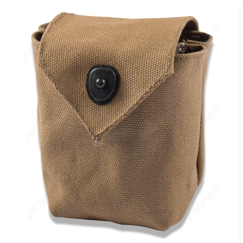 

WW2 WWII US Army M1 RIGGER POUCH Garand Ammo Bag Mag Pouch Canvas KHAKI