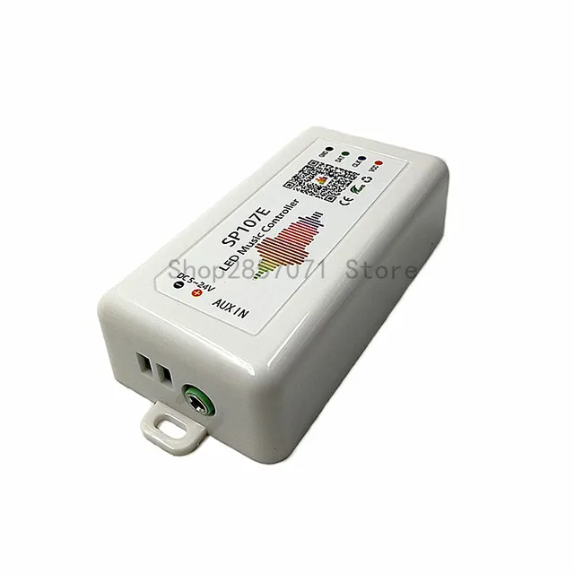 WIFI Bluetooth SP107E Pixel IC SPI Music LED Controller by Phone APP For WS2812 SK6812 SK9822 RGBW APA102 LPD8806 Strip DC5-24V