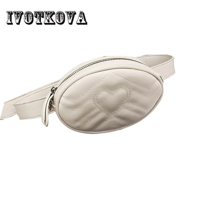 

IVOTKOVA 5 Colors Women Holographic Fanny Pack Pu Leather Bag Waist Belt Pack Fashion Women Purse Black White Blue Green Pink