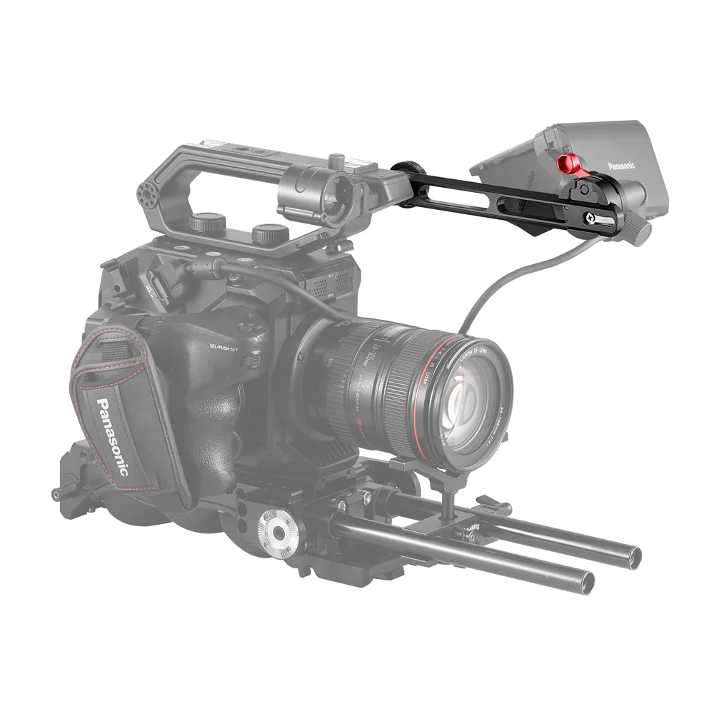 SmallRig EVF раздвижная штанга для sony FS5 и Panasonic EVA1 до крепление для цифровой зеркальной камеры Камера монитор с ЖК-дисплеем-2200