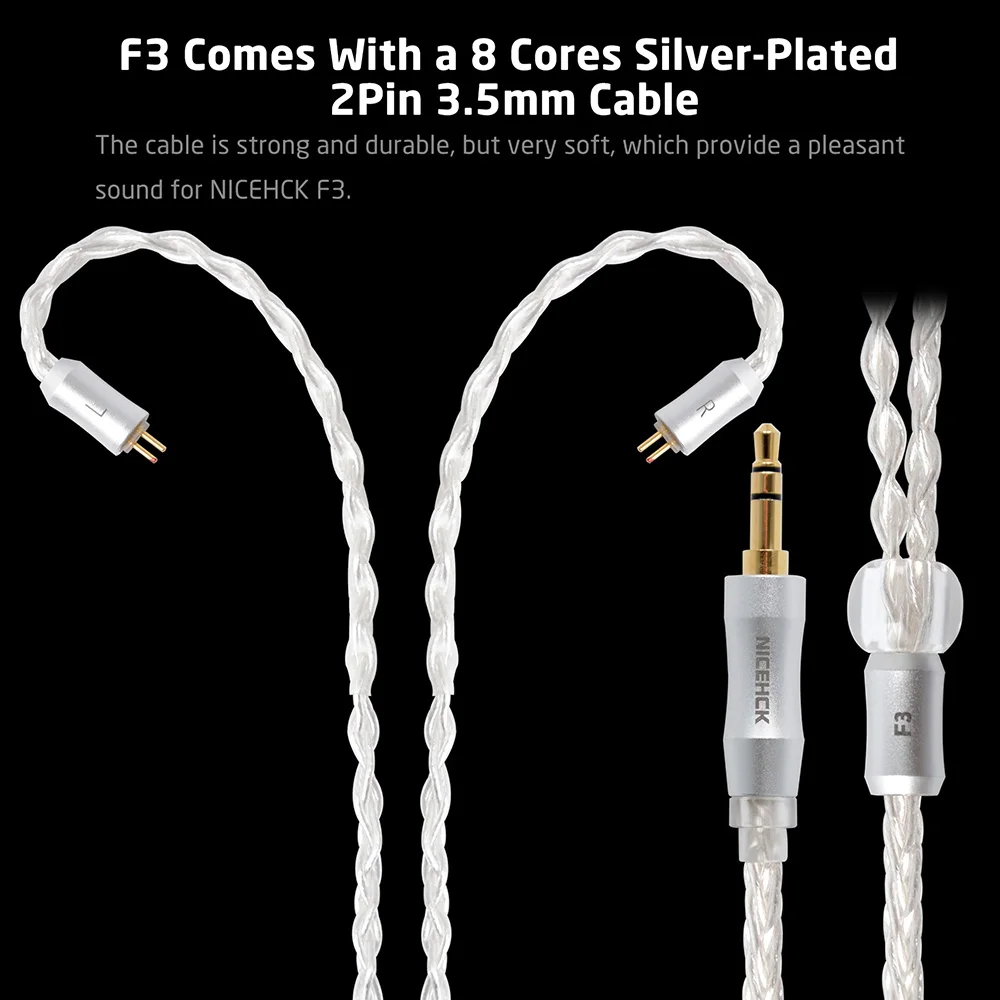 FDBRO F3 флагманский плоский привод + 1BA 1DD 3 drive гибридные наушники вкладыши съемные