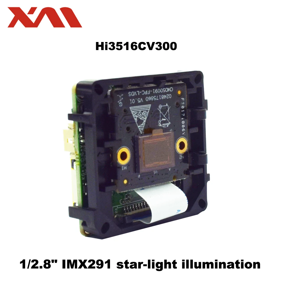 XM IMX291 3 0 мегапикселей звездное освещение H.265 интеллектуальный анализ модуль IP