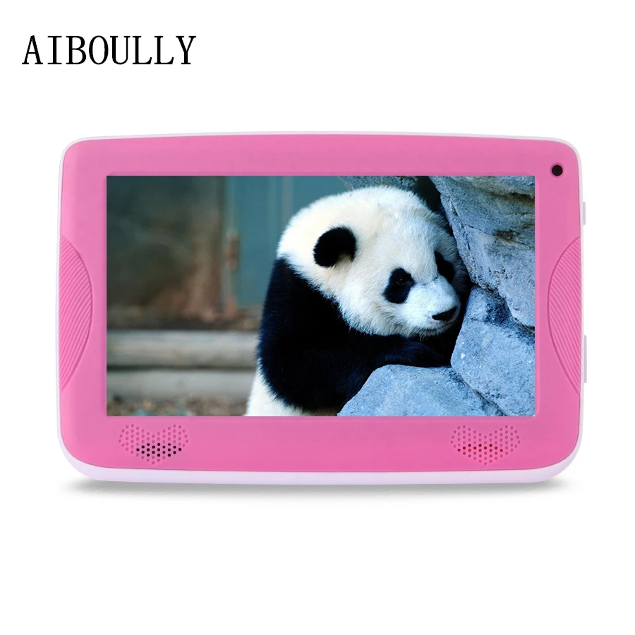 AIBOULLY Original 7 inch Kids Tablet Android 6.0 1GB RAM Quad Core 6.0 OS WiFi Tab for Kids OTG Stylus pen Cute case Safe 7 8''