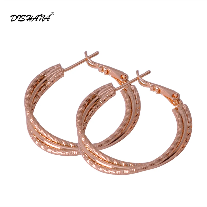 

Dishana Jewelry New arrival Fashion punk Big Circles Cocktail Statement Drop Earrings For Women Brincos E0587