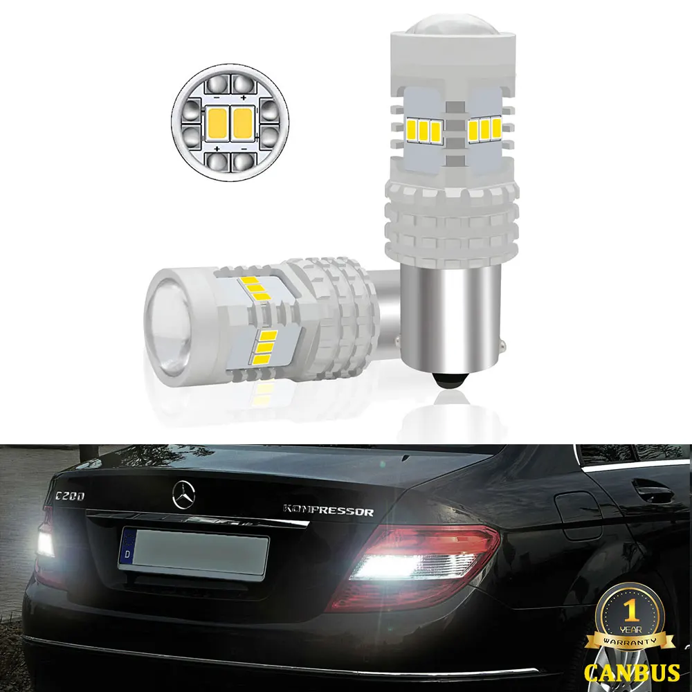 17x White Interior Reverse Backup LED Light Bulbs Fits 2014 2015 Honda Odyssey