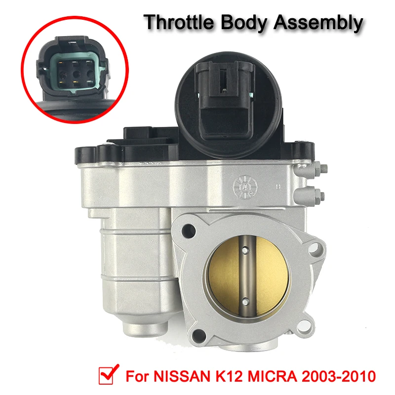 

Car Complete Throttle Body Assembly Iron Throttle Body for NISSAN K12 MICRA 2003 ~2010 SERA576-02