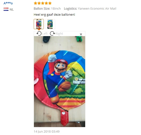 5 шт./лот Super Mario воздушные шары для мальчиков и девочек, День рождения Братья Марио и Луиджи, майларовая упаковка, синий и красный цвета набор воздушных шаров декора Детские globos