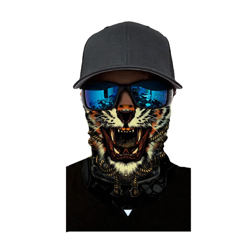 Men women outdoor Ski Cycling magic head scarf mask windproof sunscreen collar Neck Windproof Face Mask Headband #3J#F (15)