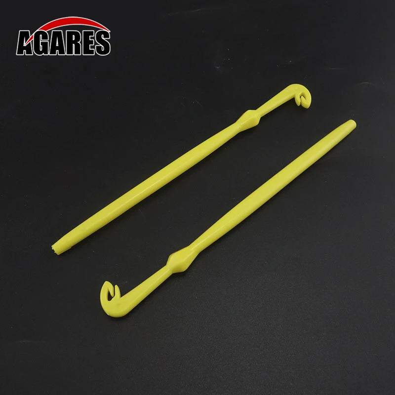 

2 pcs Nail Typing Node and Disgorger Hook Loop Fast Draw Fishing Tool with Subordination Hook Plastic Level Line Tool Kit E13-8