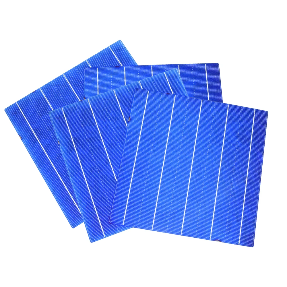 

100 pcs 4.5W 18.4% Efficiency Polycrystalline Silicon Solar Cell 156MMx156MM For Sale