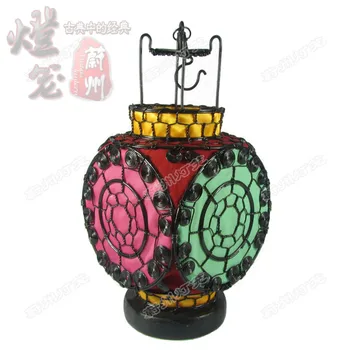 

Classical small melon lanterns with LED lantern arts and crafts lantern wire weaving antique \ rural custom