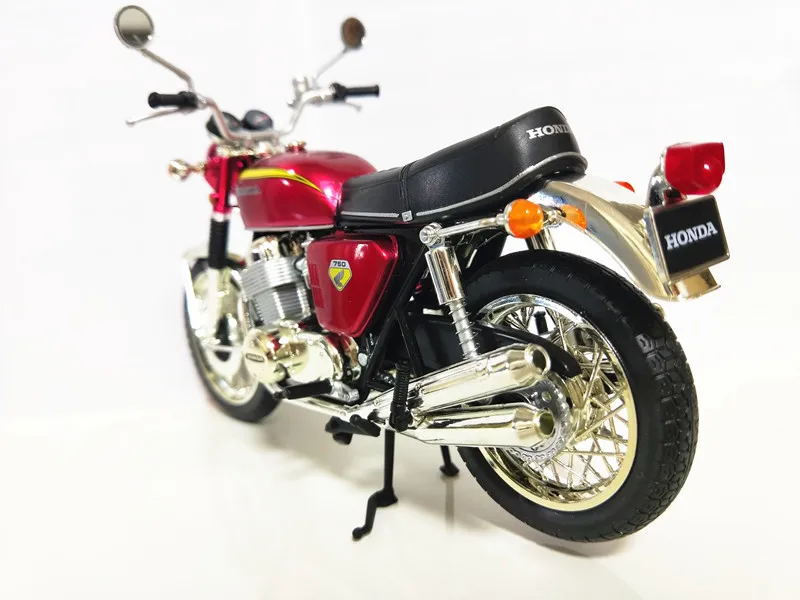 Новинка, литье под давлением, 1:12,, Honda 750, из печати, модель мотоцикла Cb750, имитационная игрушка из сплава