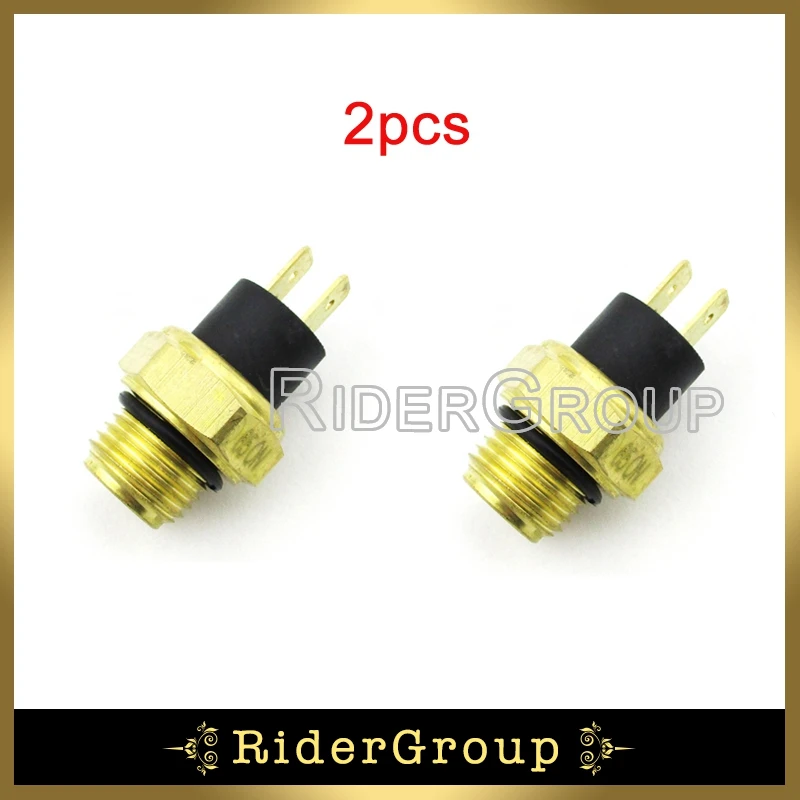 2pcs M16 Scooter Radiator Thermal Cooling Fan Switch For 250cc Water